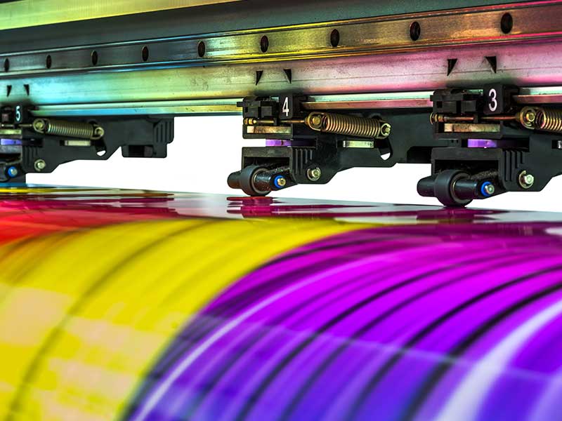 printing machine running